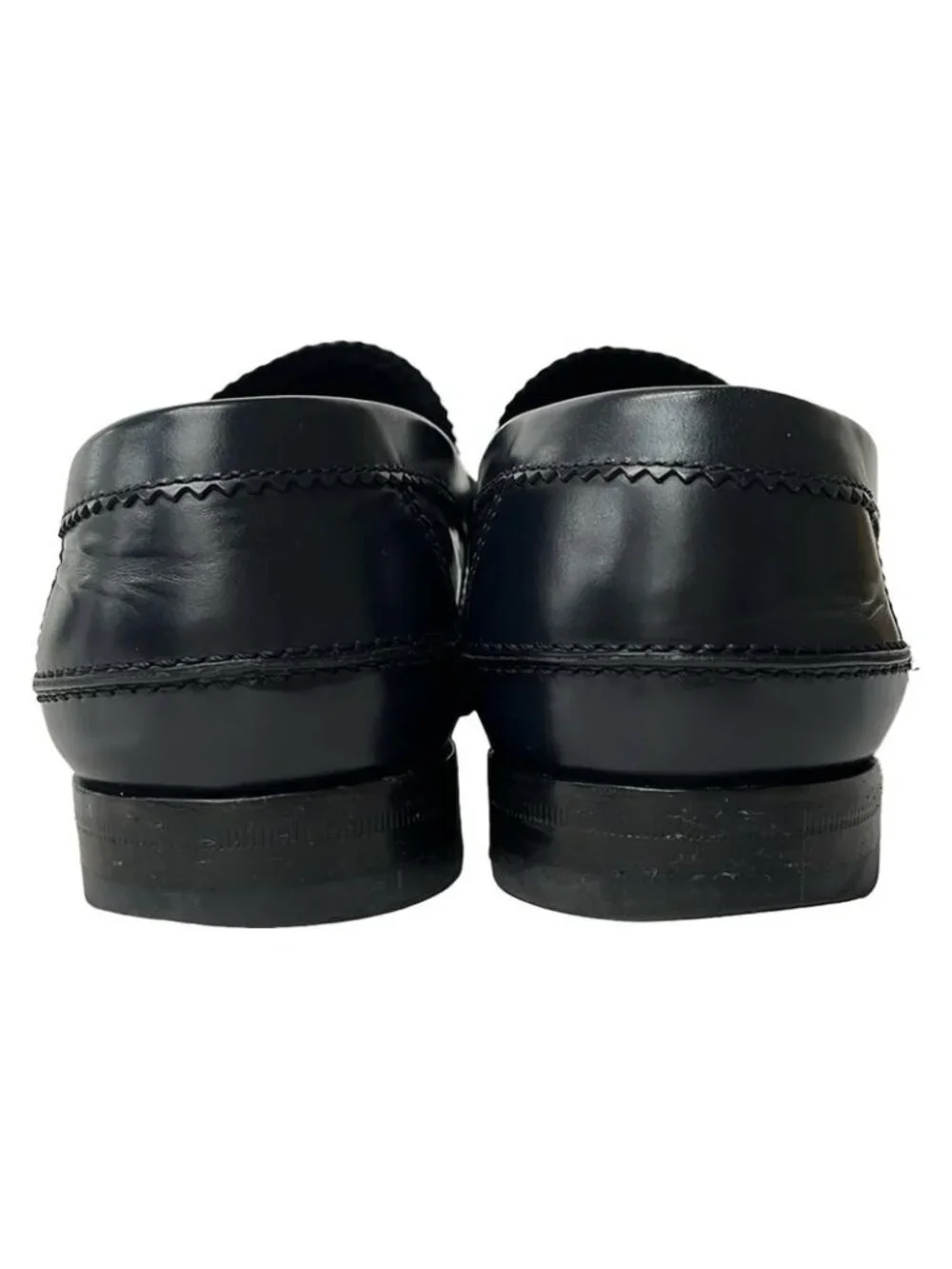 Gucci Loafers 10 Black Horsebit Leather - Picture 3 of 6